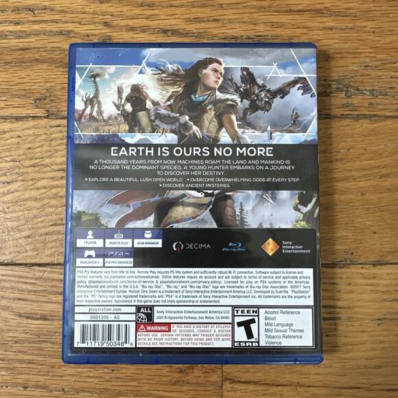 Horizon Zero Dawn PS4 Game TESTED WORKS - Picture 2 of 4